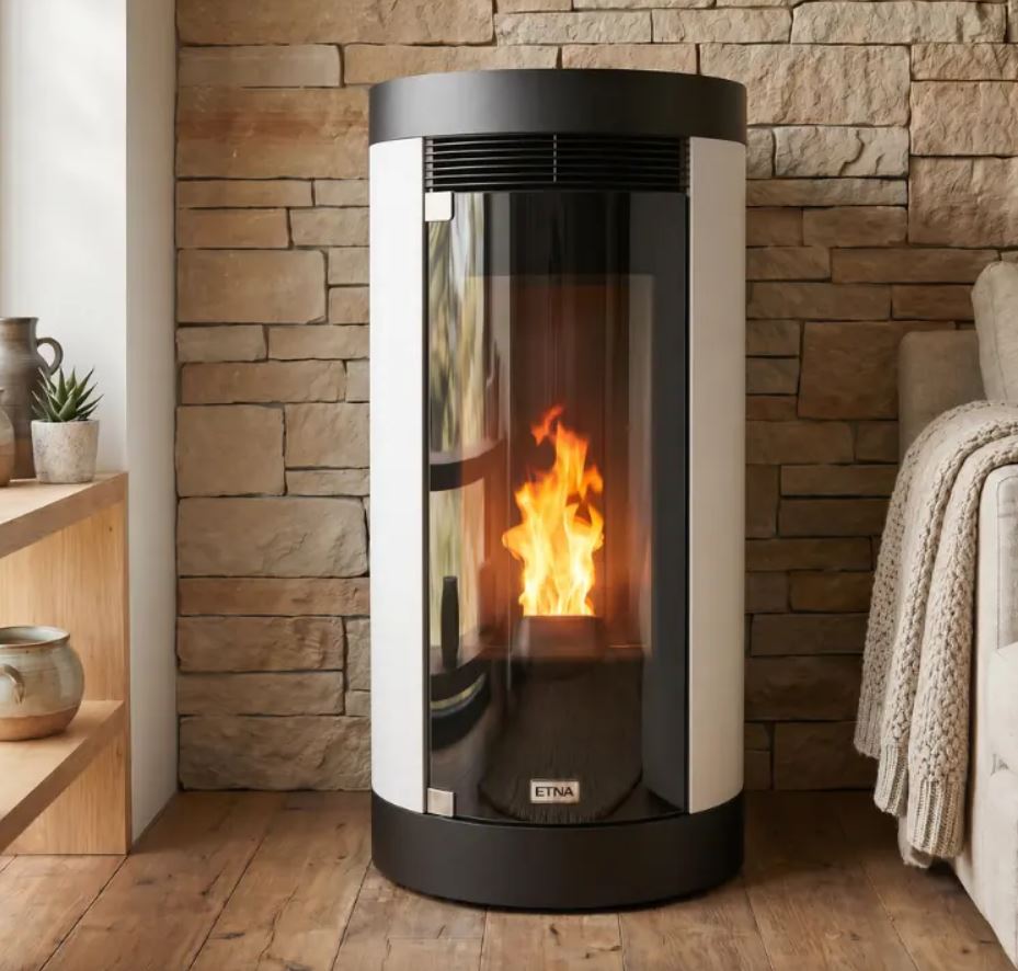 Poêle à granulés étanche canalisable Anna - 12 Kw