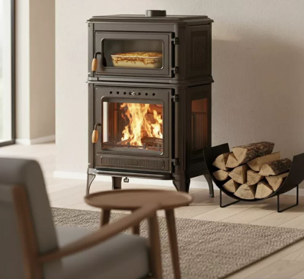 Poêle à bois avec four Granite