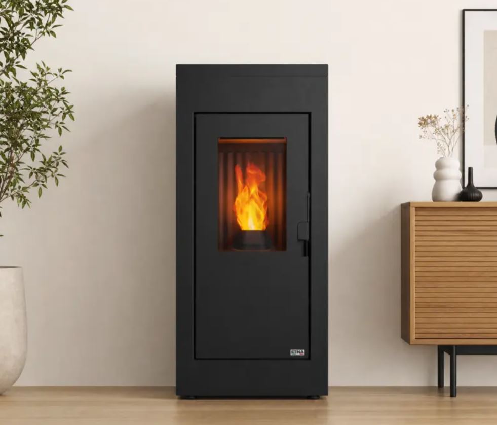 Poêle à granulés étanche (sortie dessus concentrique) - Vulcano Silenzio UP - 9,2 Kw ETNA