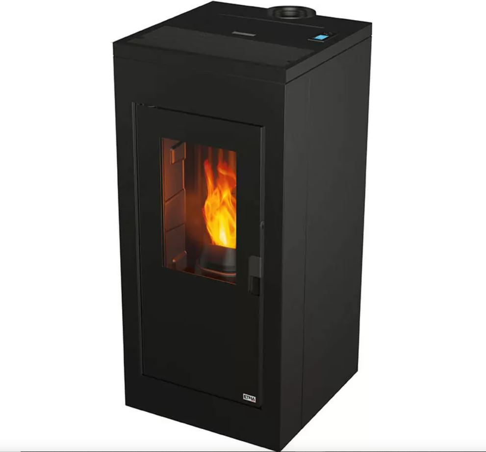 Poêle à granulés étanche (sortie dessus concentrique) - Vulcano Silenzio UP - 9,2 Kw ETNA