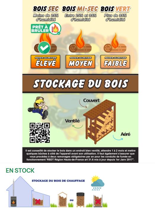 BOIS DE CHAUFFAGE FEUILLUS BOX PETIT 50 CM