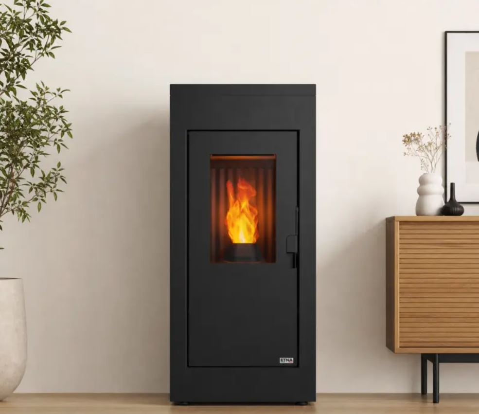 Poêle à granulés étanche (sortie dessus concentrique) - Vulcano Silenzio UP - 9,2 Kw ETNA
