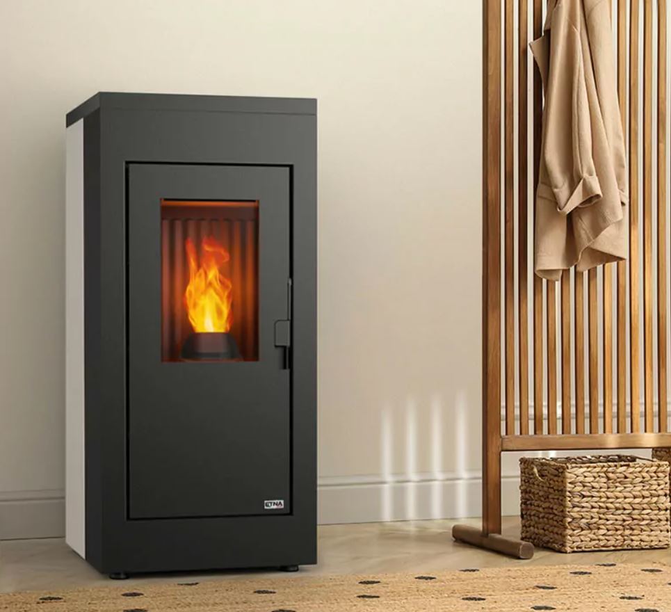 Poêle à granulés étanche Vulcano Silenzio UP + Kit conduits concentrique sortie dessus - 9,2 Kw ETNA