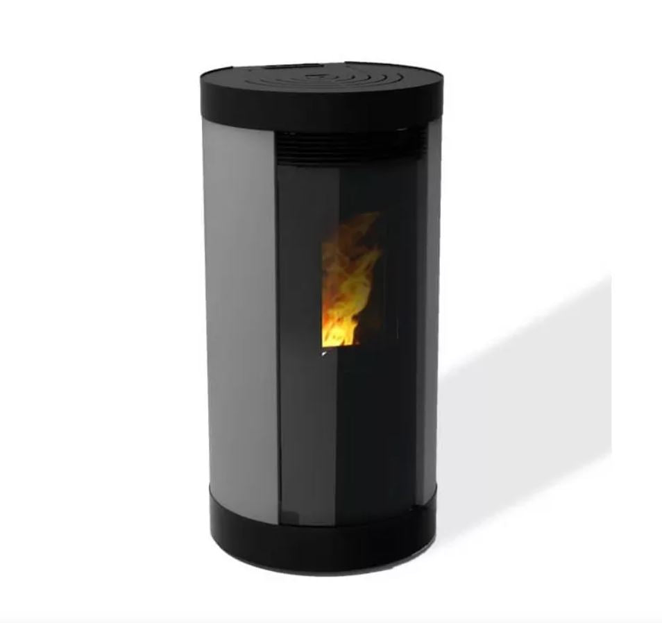 Poêle à granulés étanche canalisable Anna + Kit conduits concentrique sortie arrière - 12 Kw ETNA Luxe