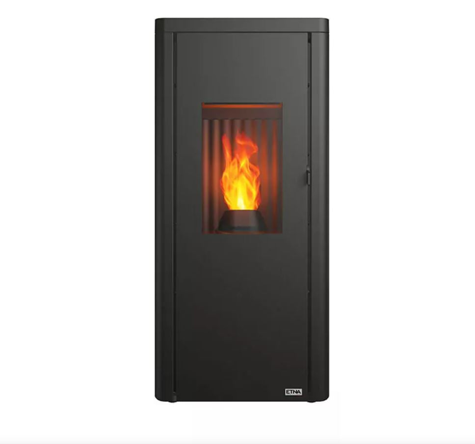 Pack poêle à granulés étanche Ottimo Silenzio + Kit conduits concentrique sortie arrière - 9,2 Kw ETNA Luxe